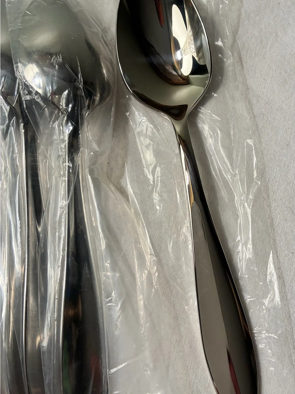 6 NEW Lenox Ellison Stainless Tablespoons
